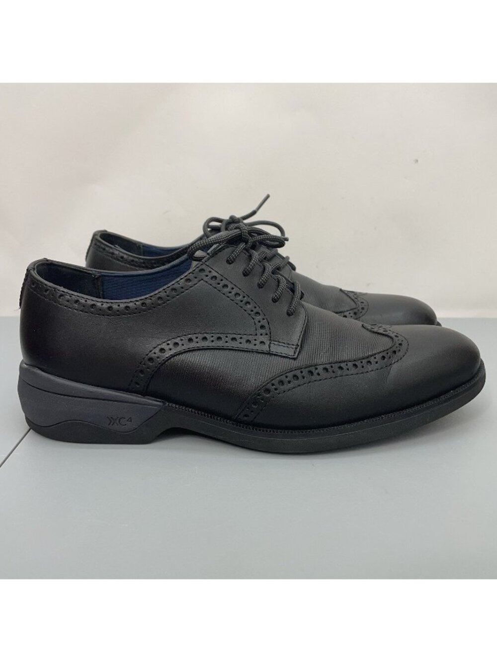 Johnston & Murphy XC4 Elkins Wingtip Oxford Dress Shoes Waterproof Black Men 9.5